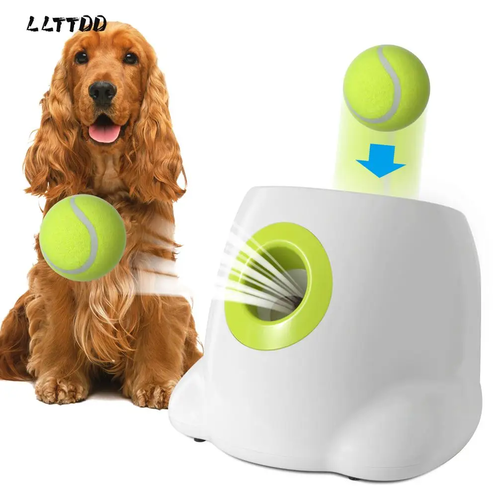 

Игрушки для собак, теннисная пусковая установка, автоматическая метательная машина, устройство для бросания мячей для домашних животных, С...