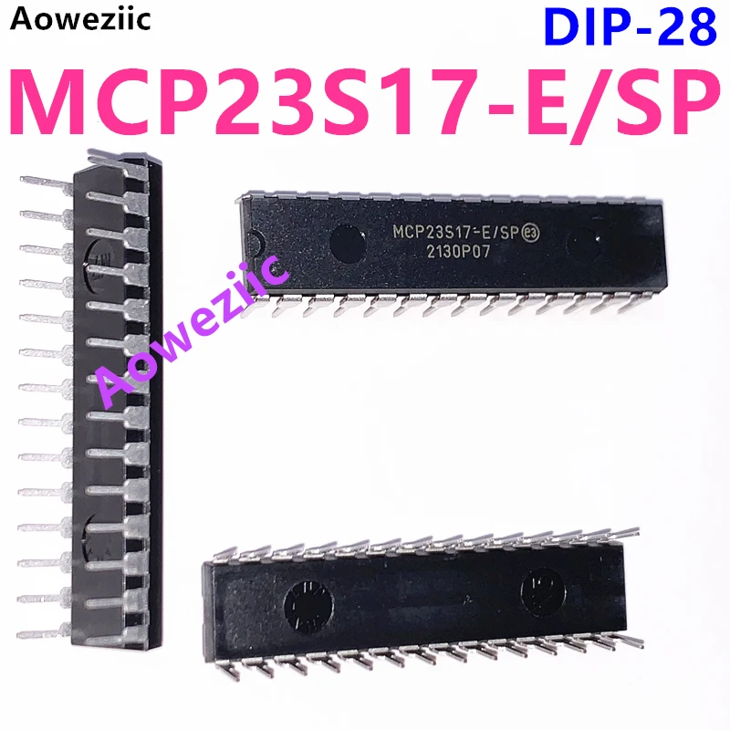 

MCP23S17-E/SP MCP23S17 ИНТЕРФЕЙС IC I/O расширитель DIP-28 новый оригинальный подлинный