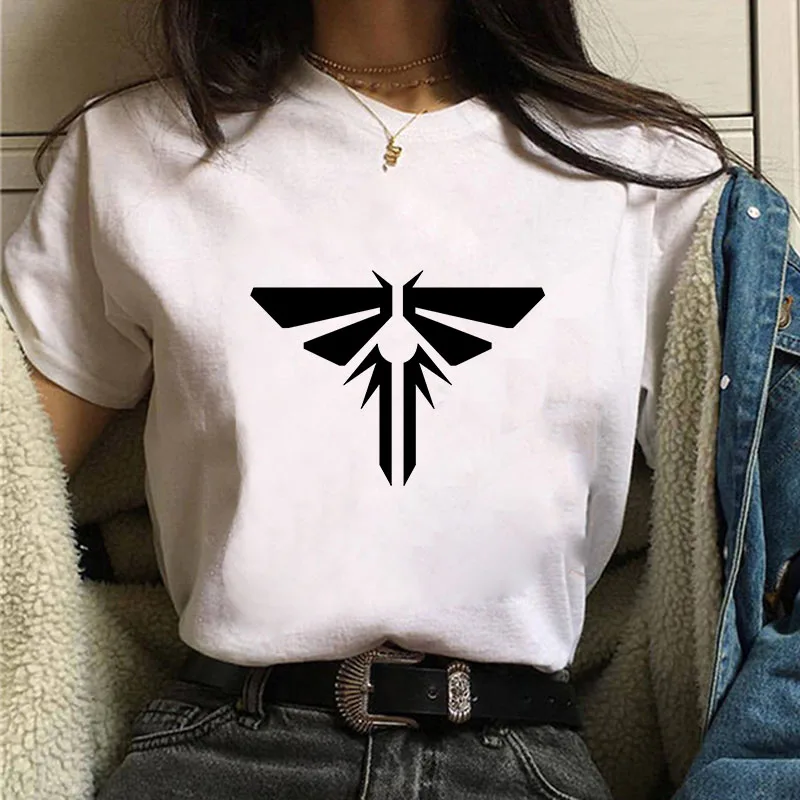 

The Last of Us Part 2 100% Cotton Harajuku T Shirt Women Funny Fans Tshirt Streetwear Ladies Graphic Summer Female T-shirt