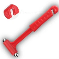 1 pcs emergency escape fire hammer safety hammer multifunctional cutting car seat belts for safety net weight about 65g