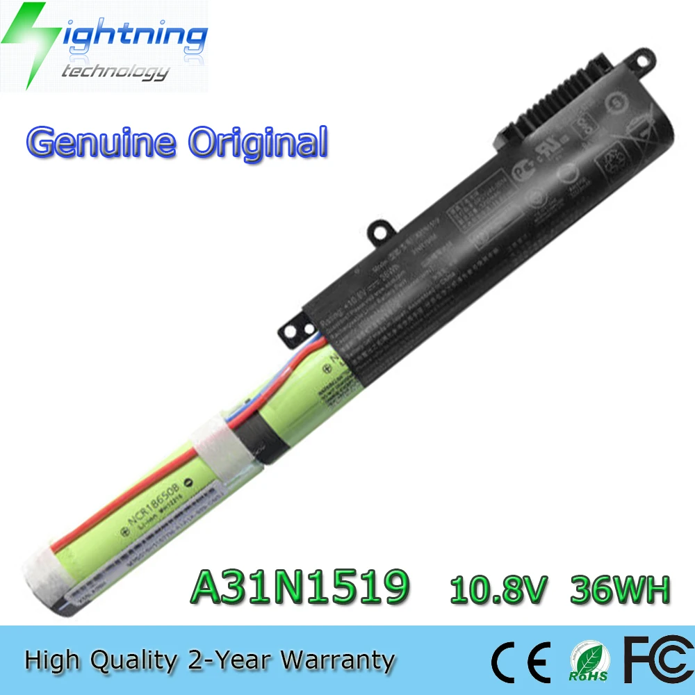 Совершенно новый оригинальный аккумулятор для ноутбука A31N1519 10 8 В 36 Втч Asus X540 X540LA