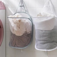 household laundry bag hanging portable washing clothes basket laundry basket storage basket