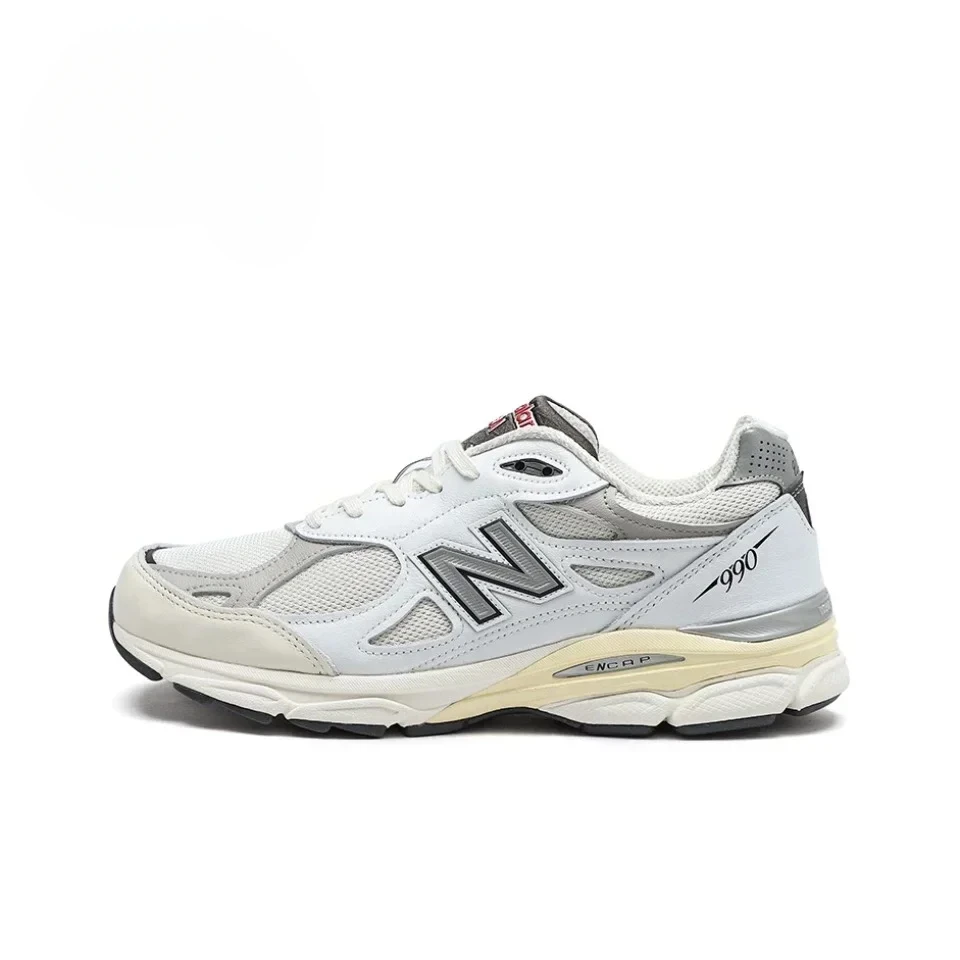 New Balance NB NB990 V3 Классические винтажные кроссовки из сетчатой ткани кожаные