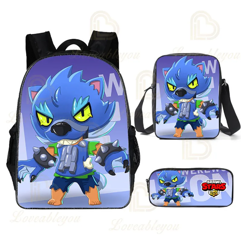

Shooter Piper and Star,3D Student 2021 NEW DESIGN Kids Pencil Girls Boys Bag Harajuku Shoulder Shark Leon Children Sudaderas