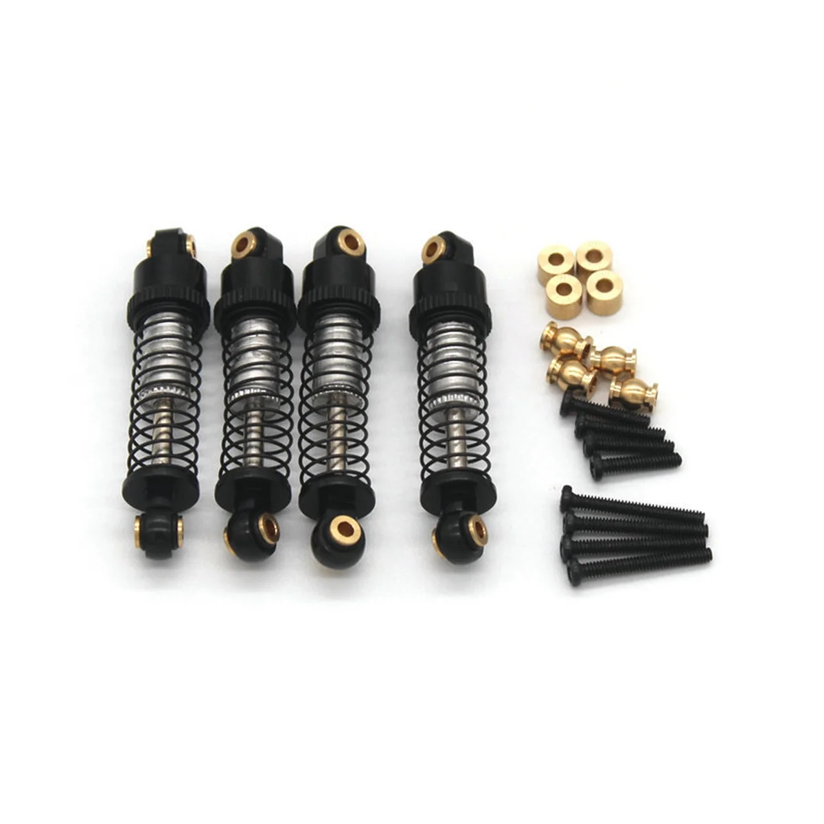 

4Pcs Metal Shock Absorber Oil Damper for FMS FCX24 1/24 RC Crawler Car Upgrade Parts Accessories,5