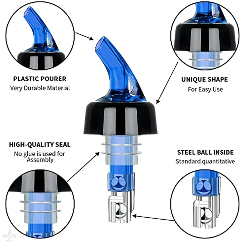 10 шт. разливатели для бутылок с ликером 1 унция мерные бутылки спирта