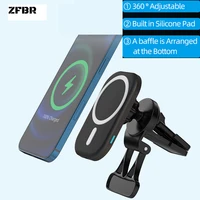 car phone charger fast wireless charger mount air vent car phone holde module magnetic cellphone bracket gps support receiver