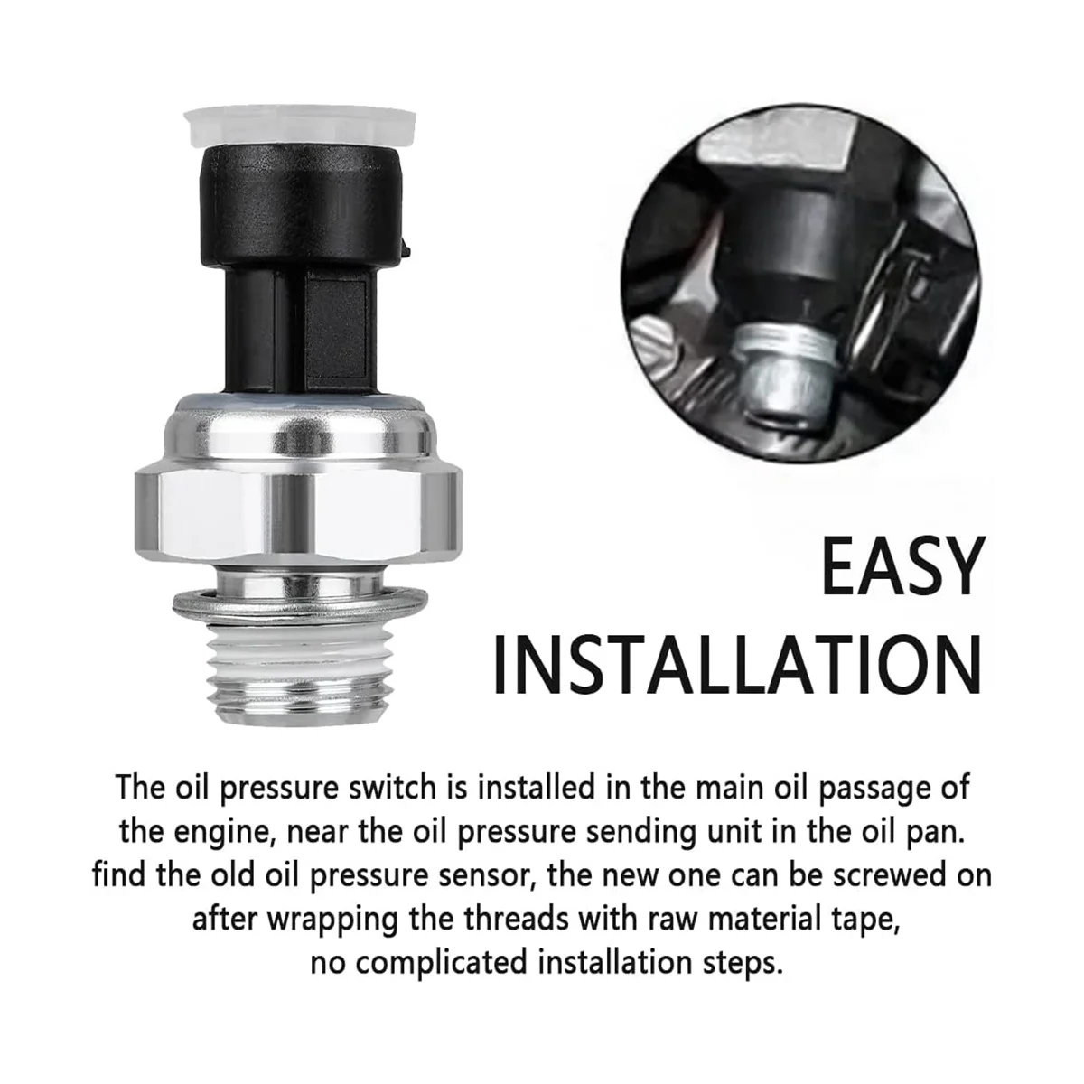 Датчик давления масла двигателя 12616646 12677836 D1846A для Chevrolet Trailblazer Tahoe GMC л-10 шт.