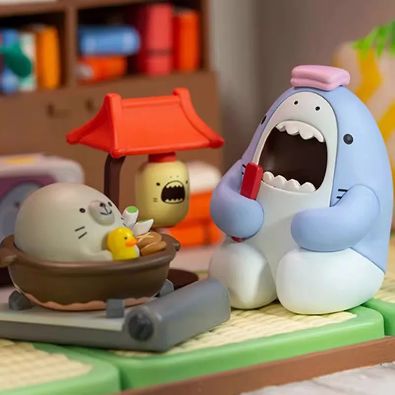 Оригинальная мягкая и вкусная глухая коробка Same-z Shark-kun And Seal-kun оригинальные