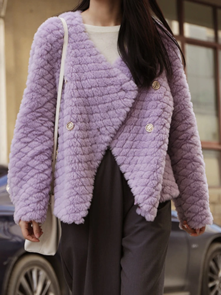 Winter Jacket Women Fur Coat 2022 Sheep Shearing Coat Female Granular Velvet Wool Coat Winter Coat for Women Fur Jacket