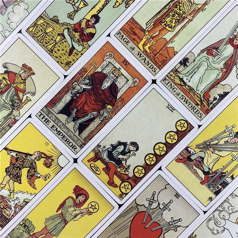 78-карт Rider Tarot Deck 1909 Издание Для Личного Использования