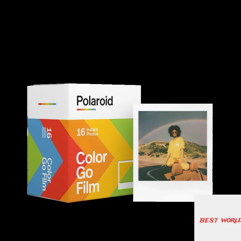 Ультрамаленькая камера Polaroid Go черный/белый цвет (дополнительно 16 листов белой