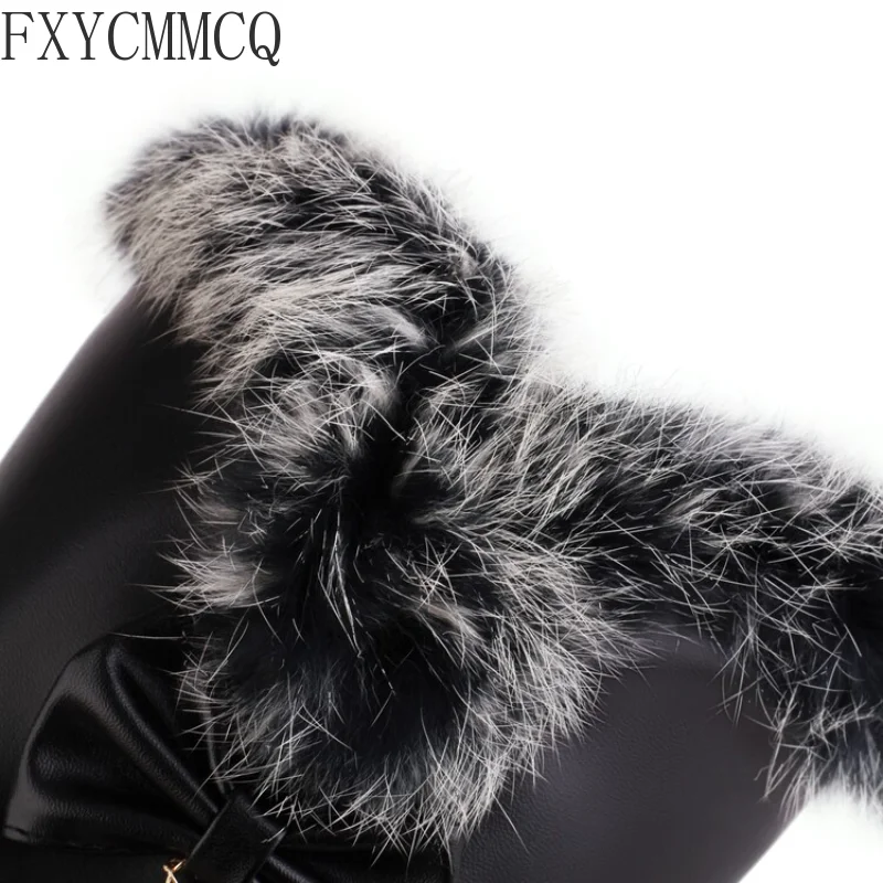 FXYCMMCQ 2022 Autumn/Winter Round Toe High-heeled Thick Velvet Elastic Boots Temperament All-match High-heeled Women's BootsF631