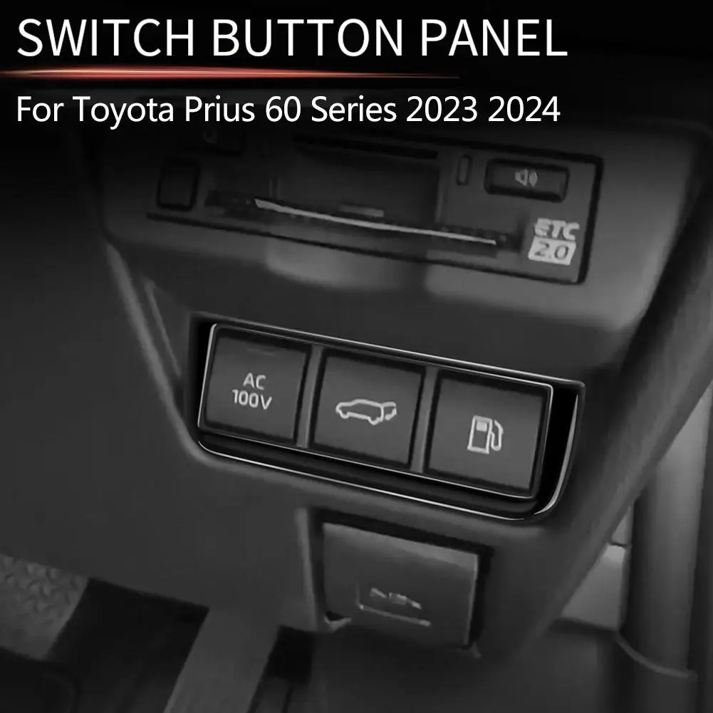 

Multi Function Buttons Cover Headlight Switch Panel Sticker Cover Trim For Toyota Prius 60 Series 2023 2024 Interior Access A5I7