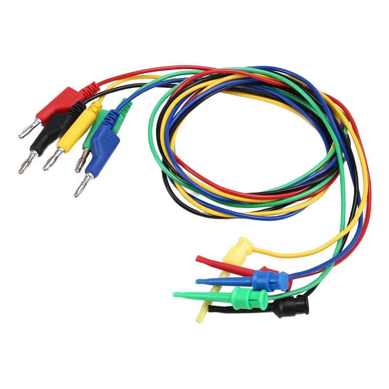 5 шт. 4 мм тестовый крючок зажим для штабелируемой вилки типа банан комплект