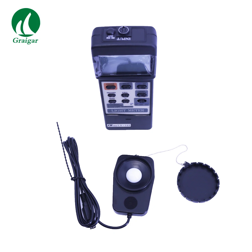 Lutron LX-105 Digital светильник Lux Meter Range 2000/20000/50000 с RS-232 Out