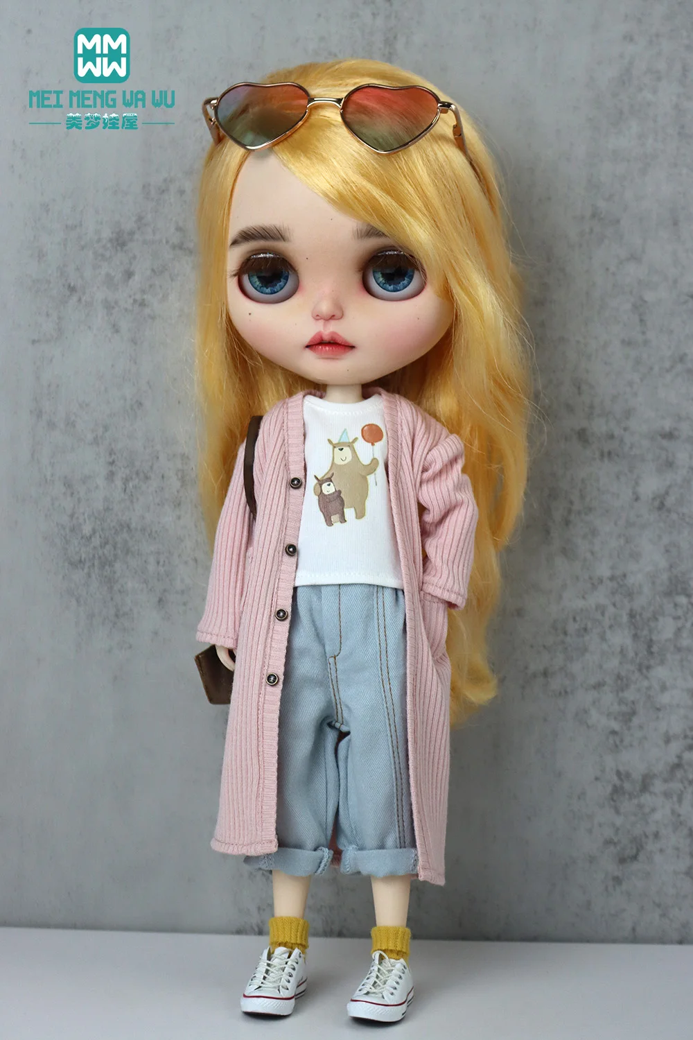 Аксессуары для кукол Blyth Azone OB22 OB24 новые джинсы длинные тренчи пальто модные