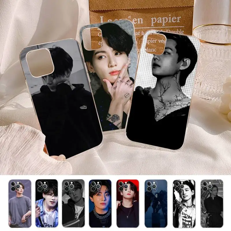 

Euphoria Jungkook KPOP Phone Case Silicone Soft for iphone 14 13 12 11 Pro Mini XS MAX 8 7 6 Plus X XS XR Cover
