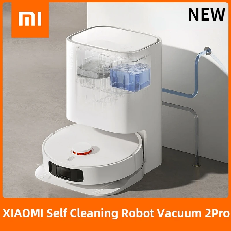

Робот-Швабра XIAOMI MIJIA 2 Pro B113CN, самоочищающийся робот для уборки дома, устройство для удаления грязи, LDS-навигация, оригинал