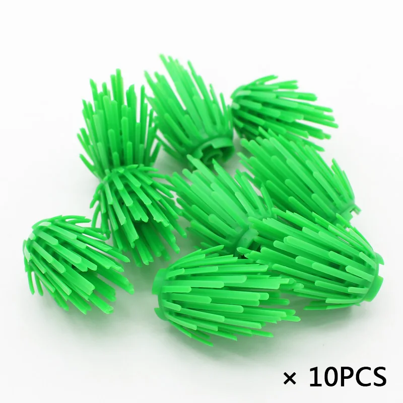 Кубики Moc 6064 кубики с колючьими растениями 2x2x4 развивающие строительные блоки для