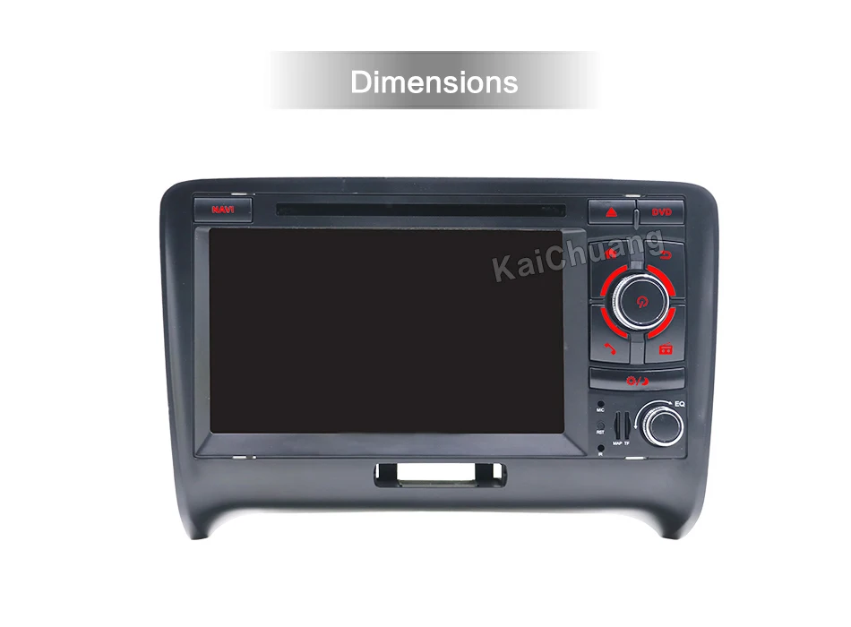 Автомобильный DVD-плеер 2 Din для Audi TT MK2 8J 2006-2012 Android 10.0 GPS Navi SWC Bluetooth Камера Canbus