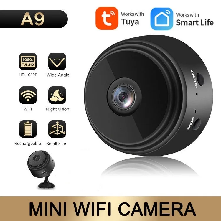 

IP-камера A9 для системы видеонаблюдения, Wi-Fi, 1080p