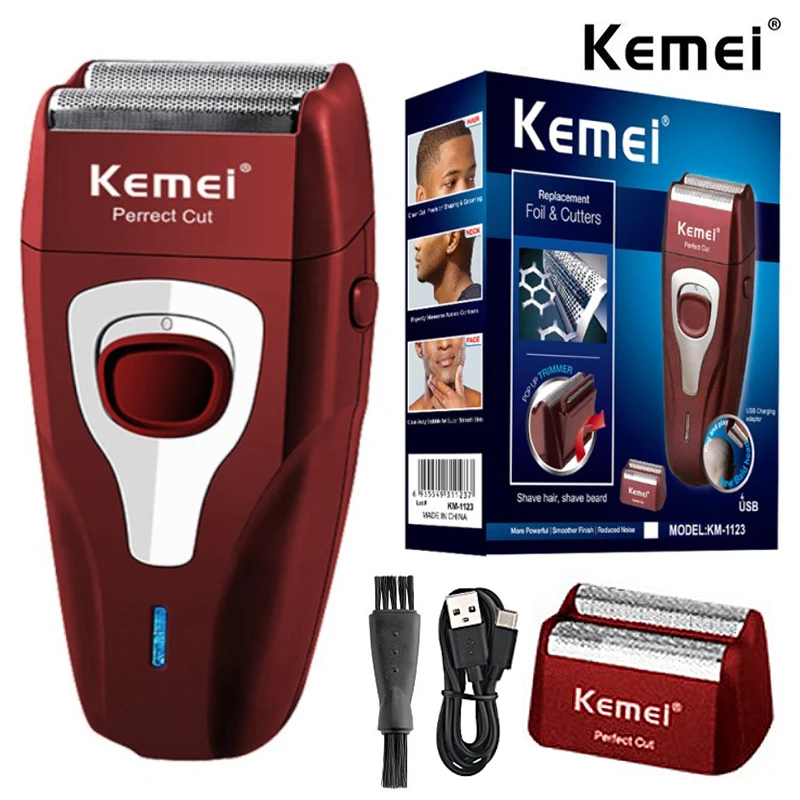 Hair Beard Electric Razor Bald Head Shaving Machine For Men