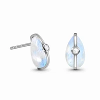tkj new 100 s925 real silver ins new flash diamond moon earrings female niche design simple light luxury exquisite earrings