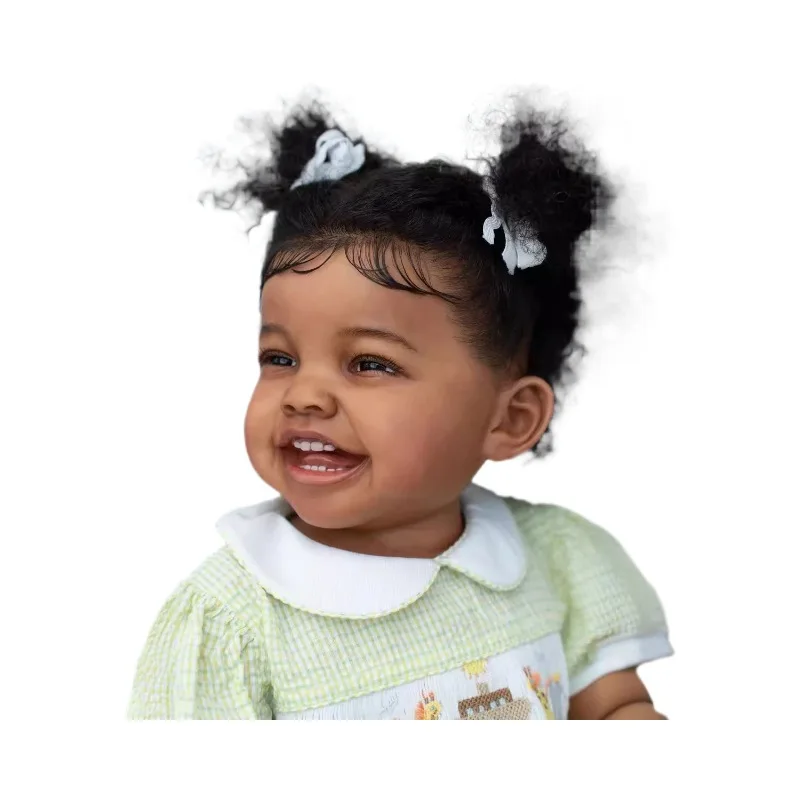 Имитационная кукла Bebes из тканевого тела диаметром 60 см с темной кожурой мила