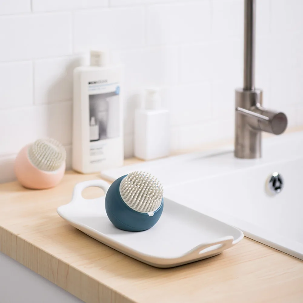 

Creative Spherical Kitchen Brush Pot Pan Dish Tableware Washing Brush Home Kitchen Cleaning Tools