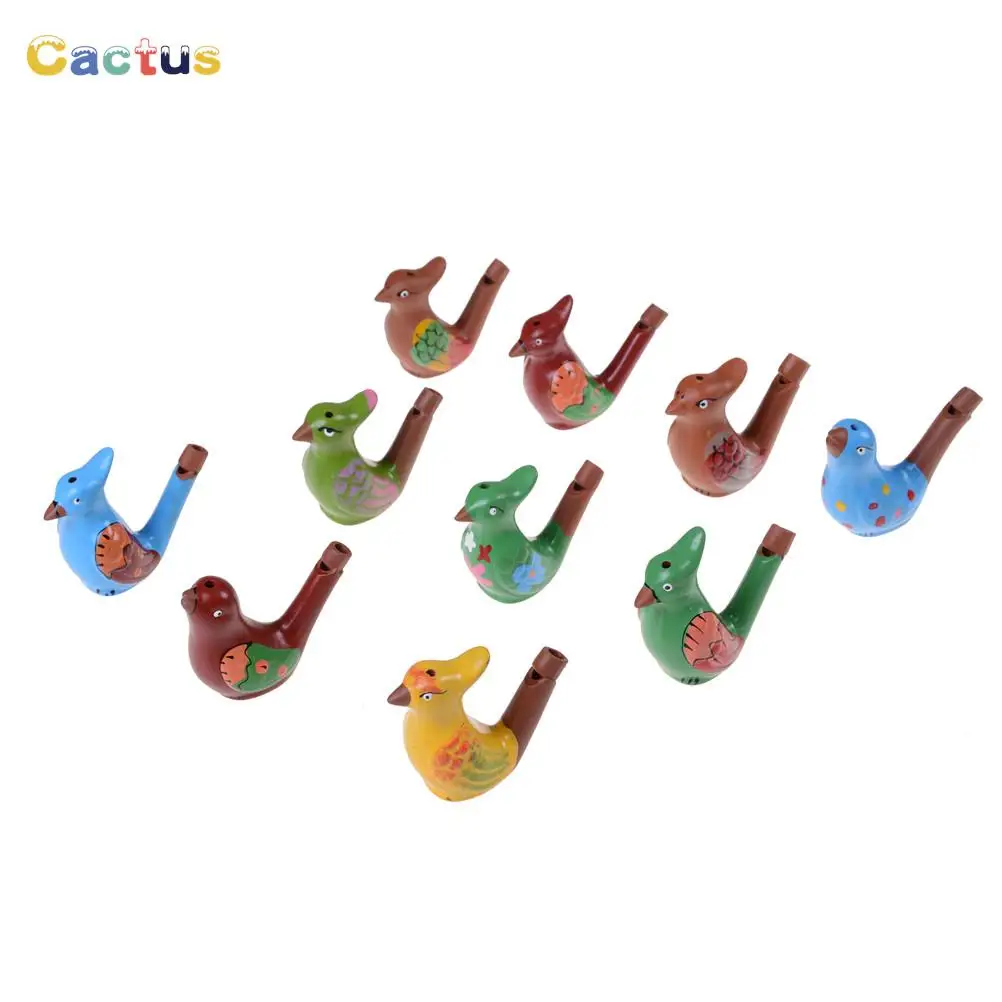 Цветной музыкальный инструмент для рисования водяная птица свисток купания