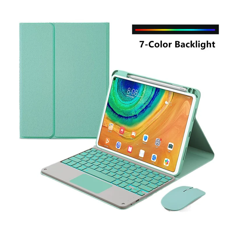 

Touchpad Backlit Keyboard Case For Huawei Matepad Pro Cover 10.8 MRX-AL09 W09 MRX-AN19 Russian
