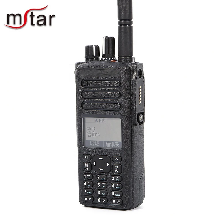 Новинка УВЧ VHF радиостанция DMR дальнего действия рация с функцией GPS DP4801E walkie talkie