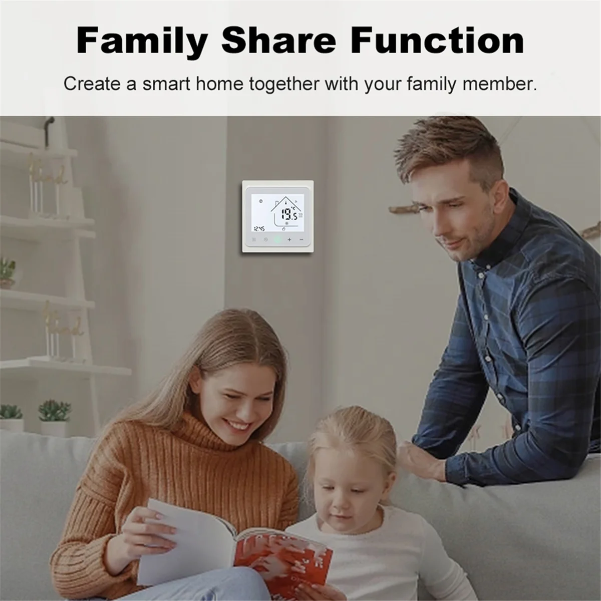 Смарт-термостат Tuya для теплого пола 16 А Wi-Fi