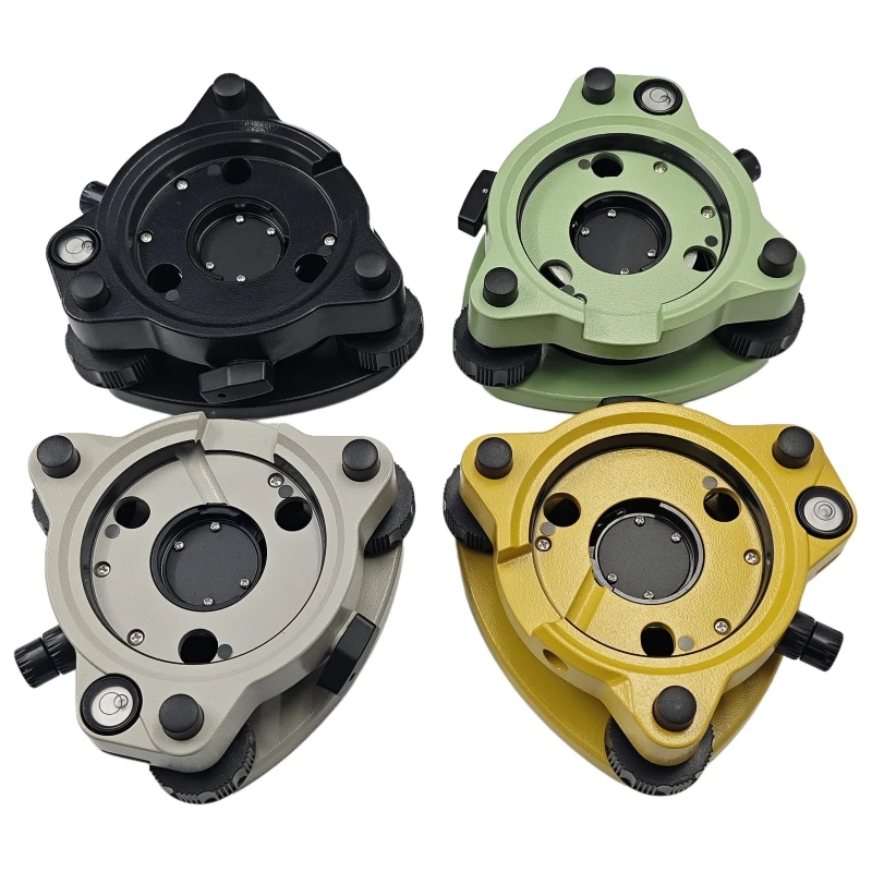 Трехкулачковый зеленый трегер с оптическим отвесом для штатива Leica