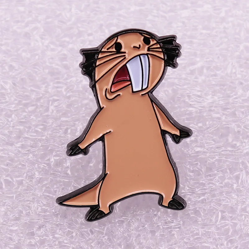 

Cute Hamster Hard Enamel Pins Animal Badge Brooch for Jewelry Accessory