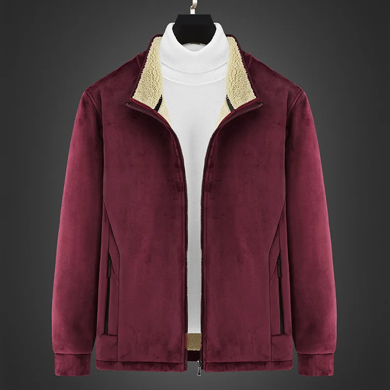 

Куртка мужская зимняя флисовая, Повседневная ветровка, однотонная теплая верхняя одежда, худи, размер 8XL