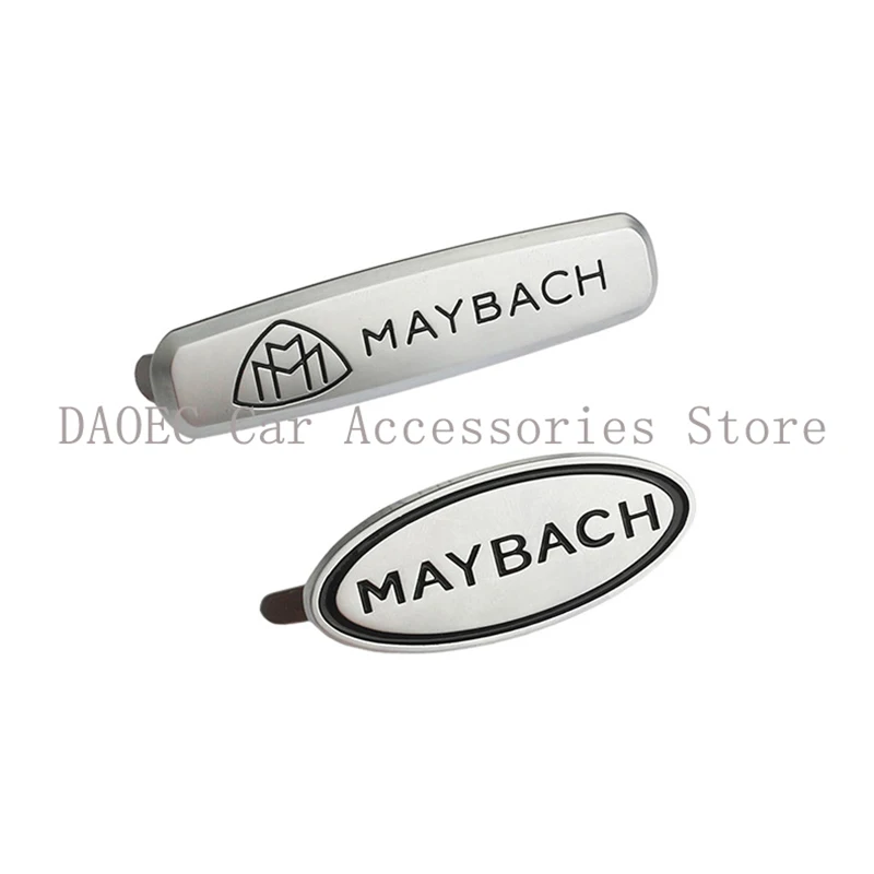 

1Pair Car Seat Decoration Logo Badge Emblem Decals Stickers For Maybach S GLS Class S500 S600 GLS600 W212 W213 W222 W221 W223