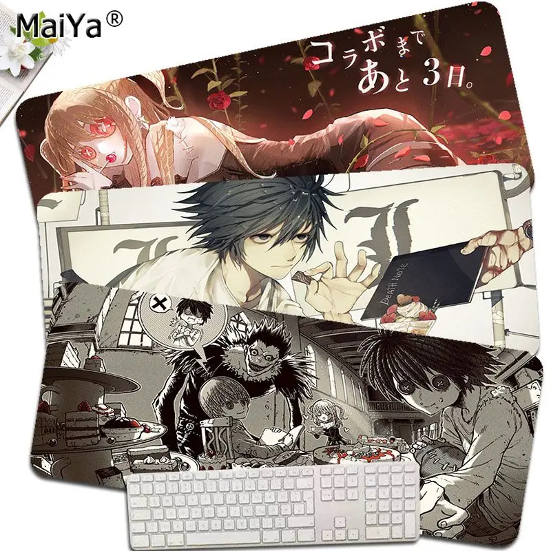 

Maiya Death Note INS Tide Large Table Mat Student Mousepad Gamer Computer Keyboard Pad Games Pad Padmouse Desk Play Mats