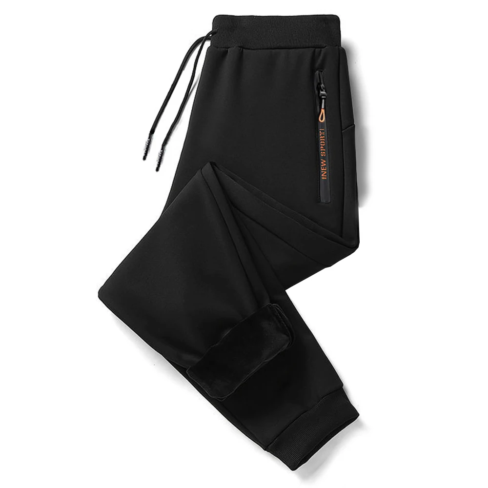 

Thermal Mens Pants Breathable Casual Comfortable Jogging Pants Leggings L~3XL Plus Size Pocket Thickening Active