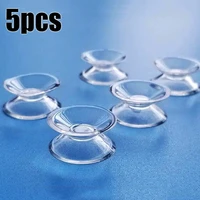 5pcs clear sucker 203035mm vacuum non slip double sided suction cups mushroom head strong vacuum suckers for glass car window
