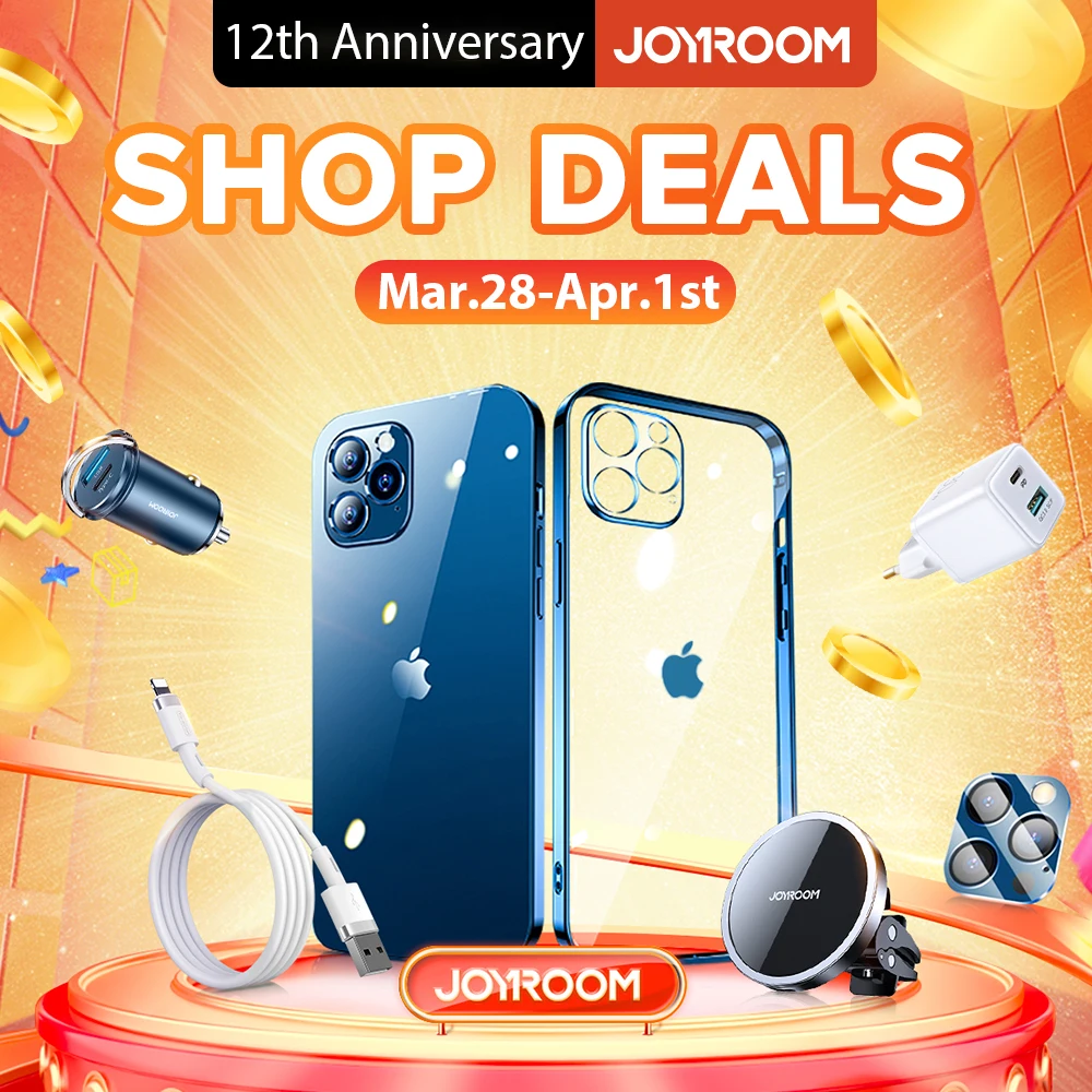 

Joyroom 2022 12th Anniversary on Mar.28th-Apr.1st PST,Check the Photo and Description to Get Code and Coupon