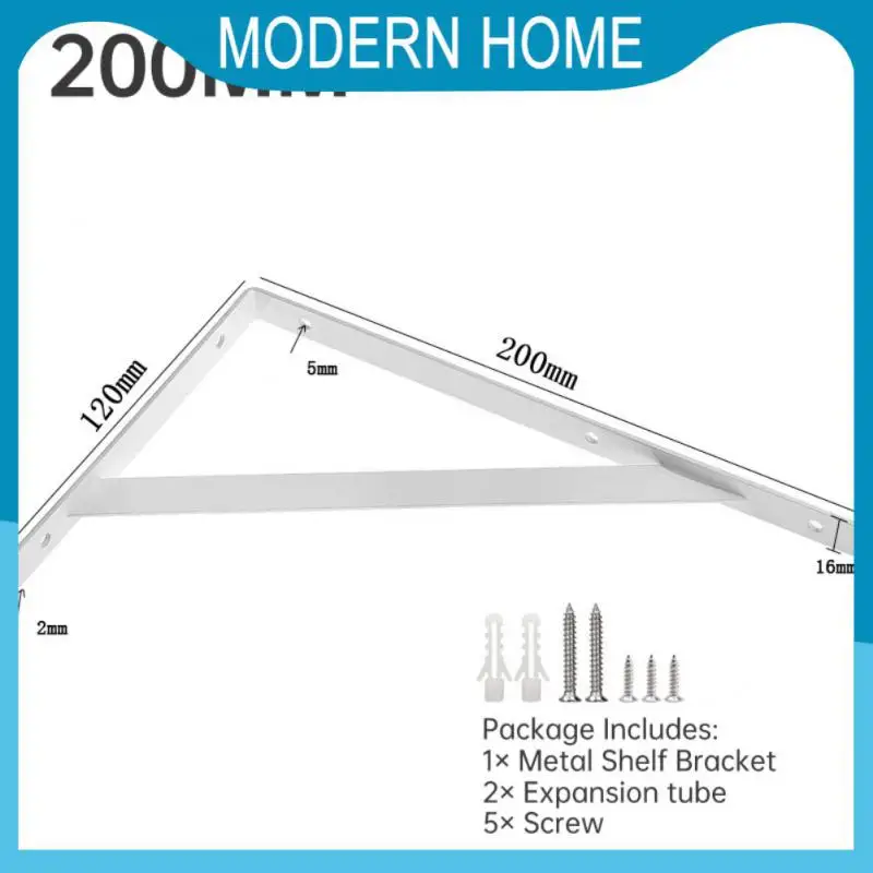 

Bookshelf Bracket Wall Shelf Heavy Duty Thickened Partition Shelf Hardware Home Hardware Wall Metal Support Shelf Stand L-type
