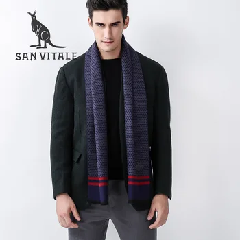 Scarves  Men Scarf Winter Warm Small Square Silk Poncho Fall  Fashion Casual Wool Clothing Accessories Apparel Luxury Brand 4