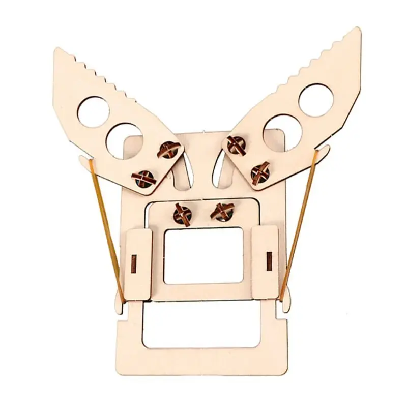 

1pc Bionic invention diy small toy manual robot Puzzle science experiment textbook child Assembled block gift