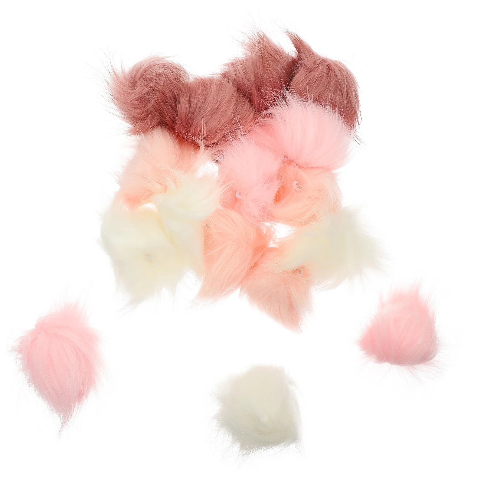

16Pcs Shoes Simulation Clothing Fluffy Balls Comfortable Fuzzy Balls Balls