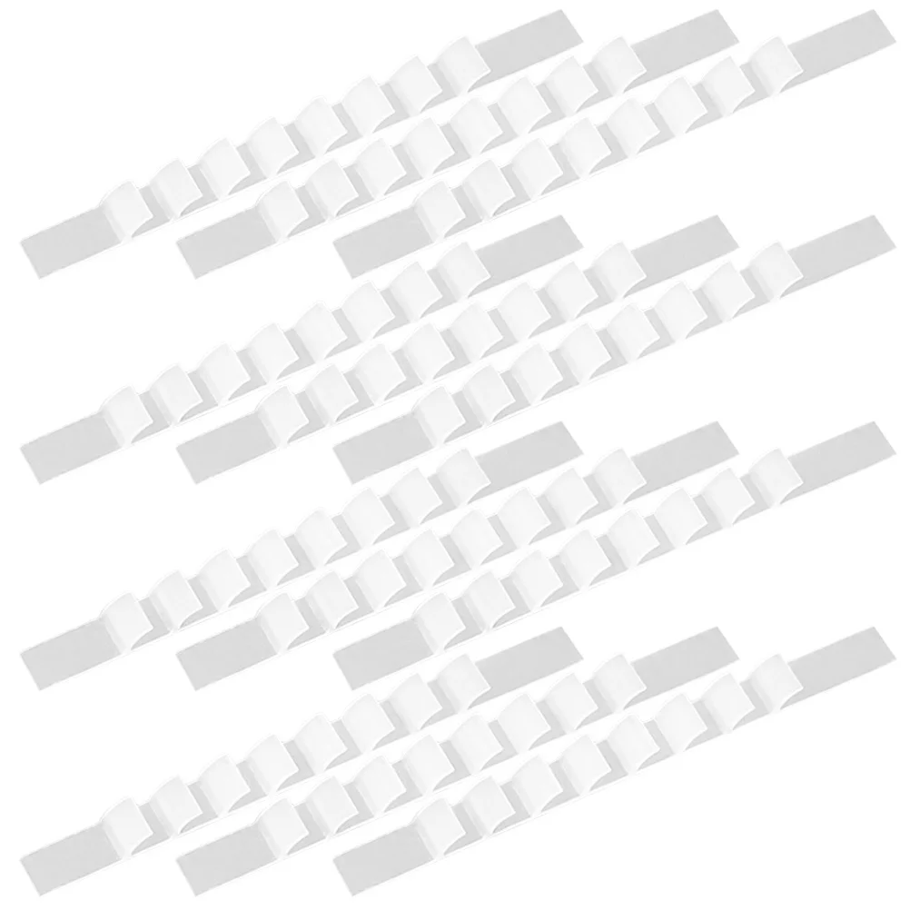 

50pcs Clothes Hanger Strips Silicone Grippers Anti Coat Hanger Grip Strips