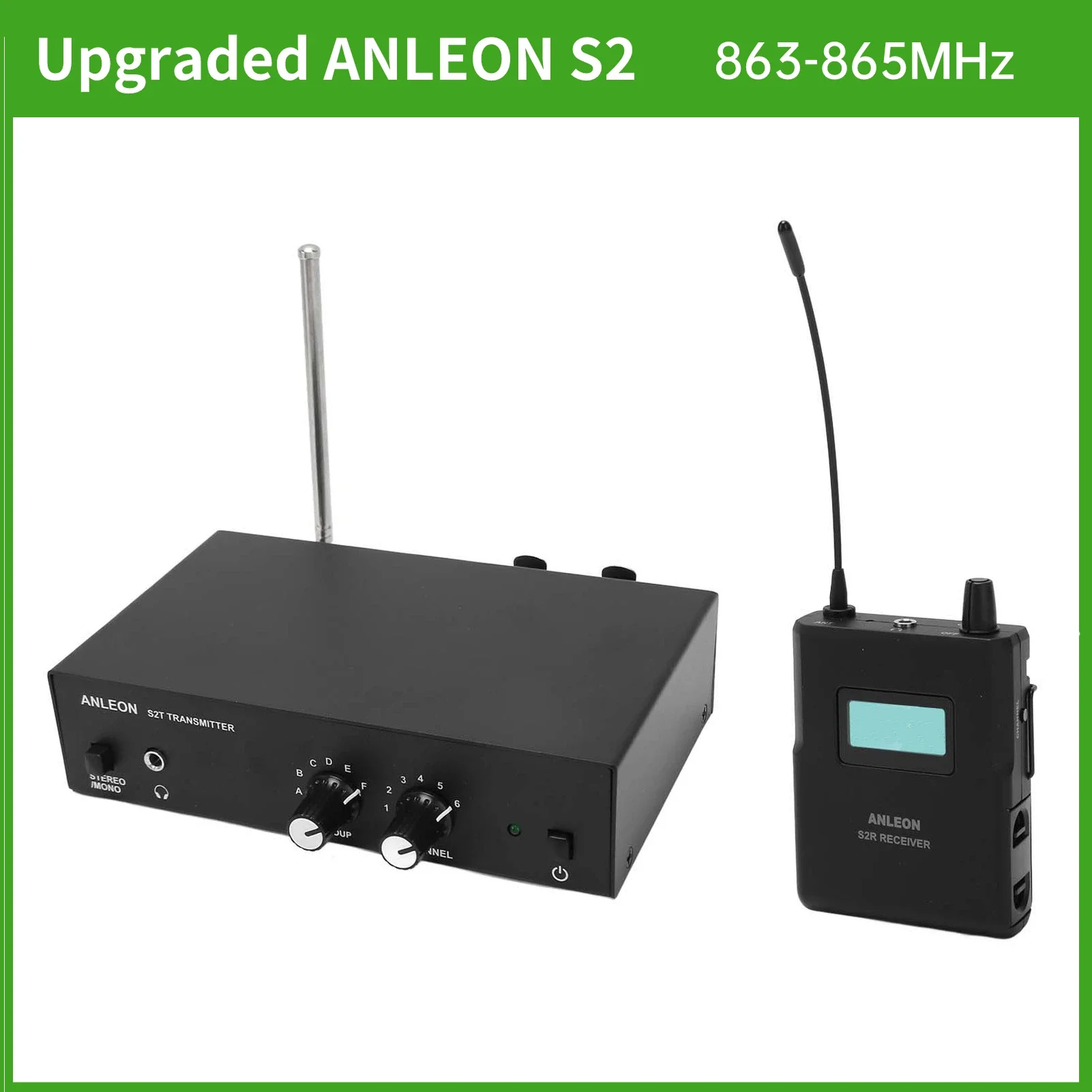 Для модернизированной системы беспроводного монитора ANLEON S2 UHF Stereo 863 ‑ 865 МГц