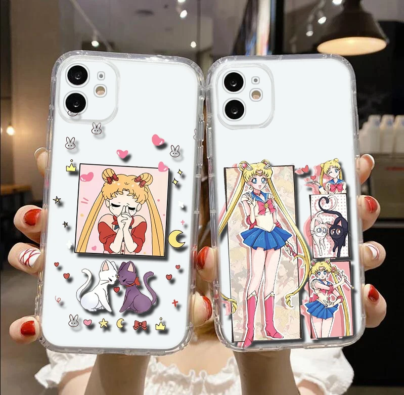 Мягкий чехол в стиле аниме Сейлор Мун для LG K71 K8 Plus K9 Lite Q510 K92 Q92 Stylo 6 7 V40 V50 V60 Velvet G9 X4