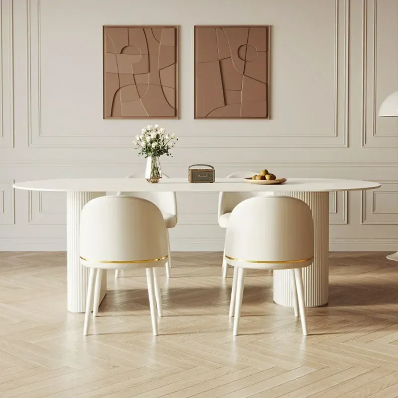 Роскошный современный обеденный стол Реплика роскошных деревенских